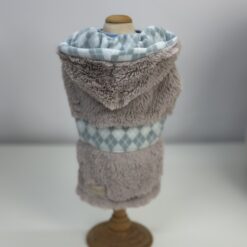 Suéter cinza xadrez